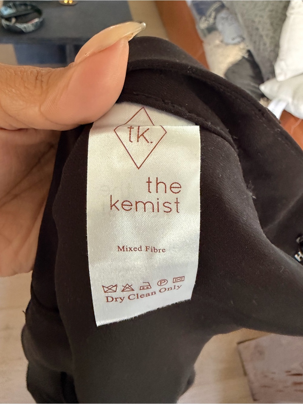 The Kemist Wide-Leg Pleated Pants in Black UK 18 US 14 - Picture 4 of 4